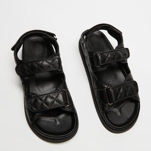 TONY BIANCO Hiranni Black Sandals size 38